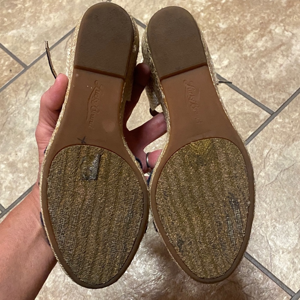 Lucky Brand Navy Espadrille 8N Sandals - Picture 8 of 10